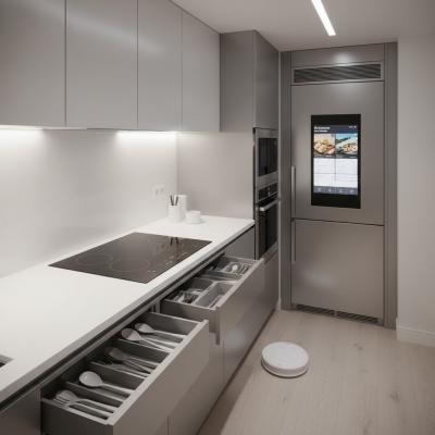 Cozinha Inteligente: Espaço Compacto, Vida Simplificada